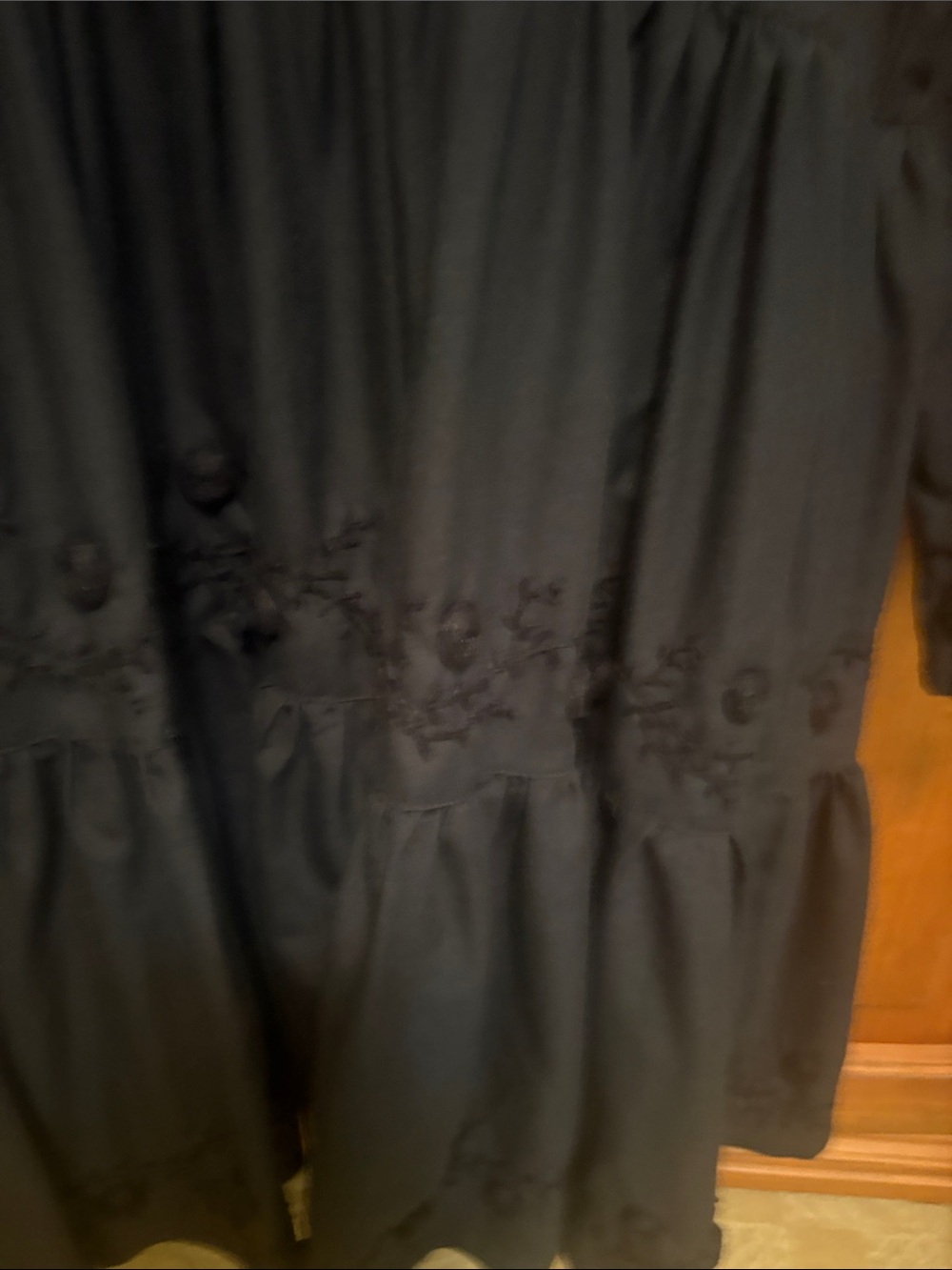 Mi Golondrina Mexico black dress small - Picture 5 of 6